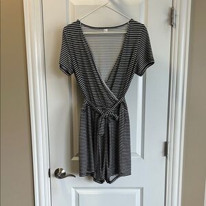 Amazon Black and White Striped Women's Romper